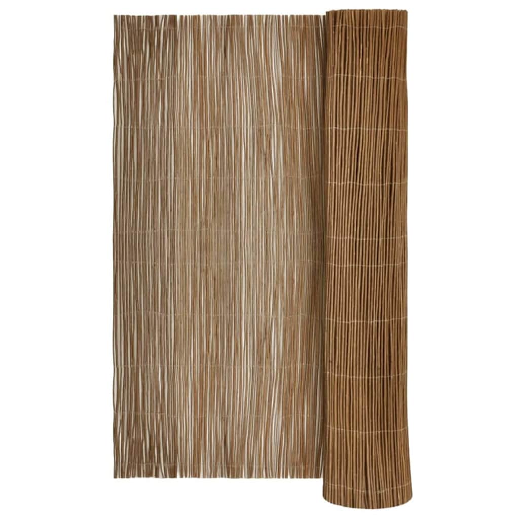 Ograda od vrbovog drveta Prirodna 140 x 500 cm Vrba
