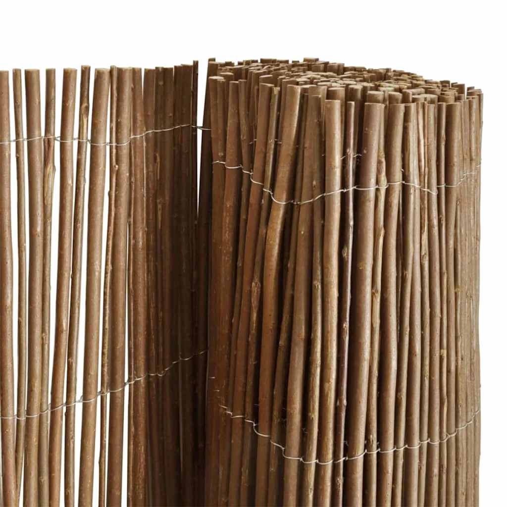 Ograda od vrbovog drveta Prirodna 170 x 500 cm Vrba