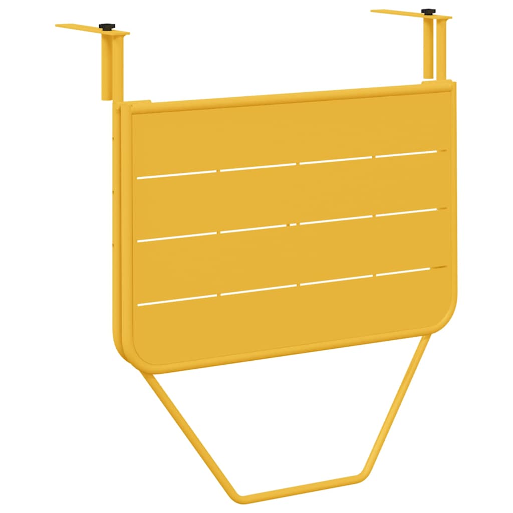 Viseci Balkon Stol Gorušica 60 x 39 x 65 cm Čelik