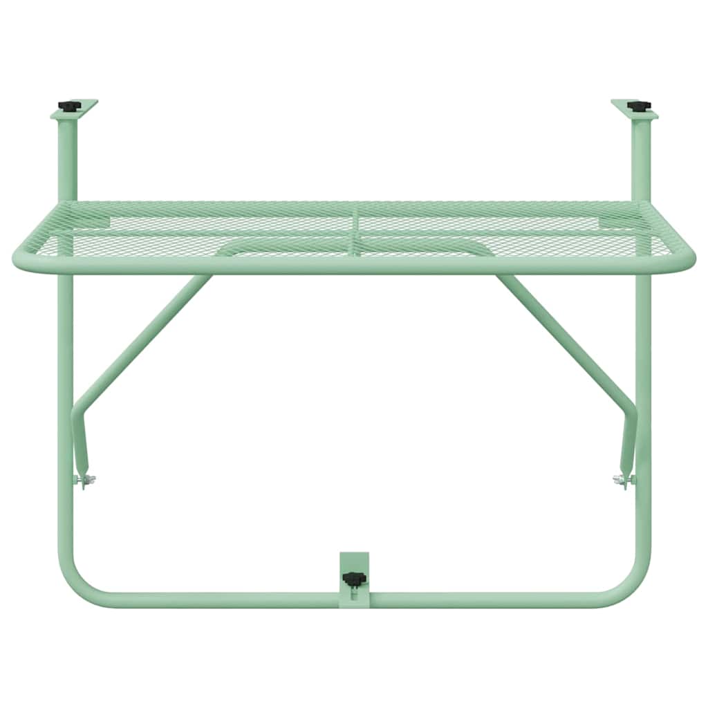 Viseci Balkon Stol Menta zelena 60 x 39 x 65 cm Čelik