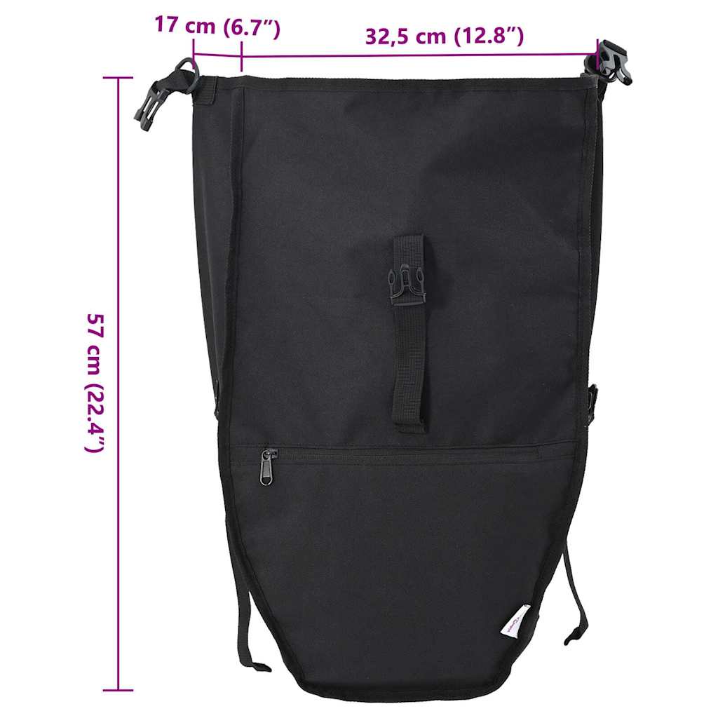 Torba za bicikl Crna 32,5 x 17 x 57 cm Poliester