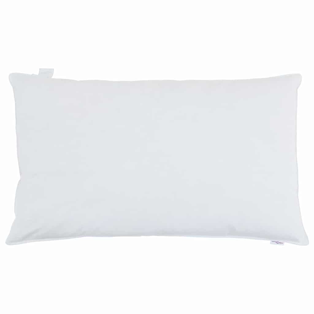 Jastuk s jastukom Bijelo 40 x 80 cm Perje