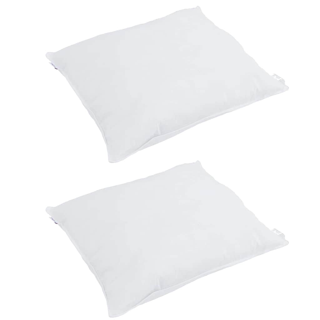 Jastuk s jastukom 2 pcs Bijelo 60 x 60 cm Perje