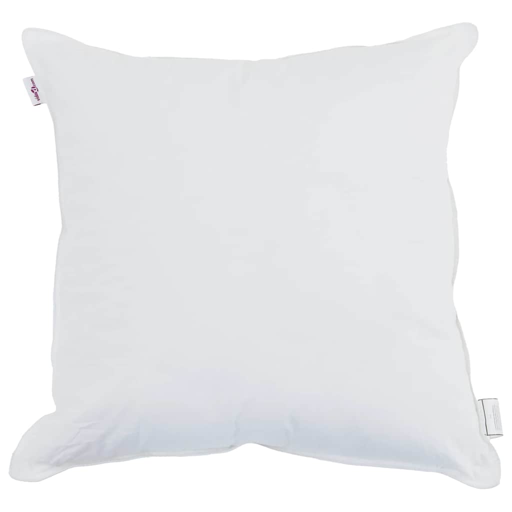 Jastuk s jastukom Bijelo 80 x 80 cm Pamuk