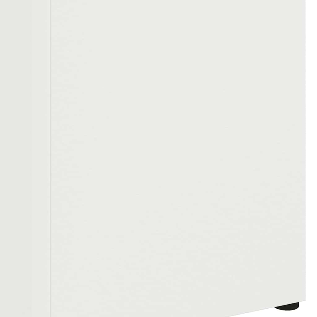 Stalak za kišobran s pohranom Bijelo 15,5 x 15,5 x 49 cm Metal