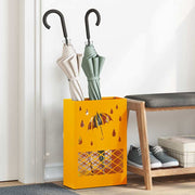 Stalak za kišobran žuta boja senfa 28 x 12 x 41 cm Čelik