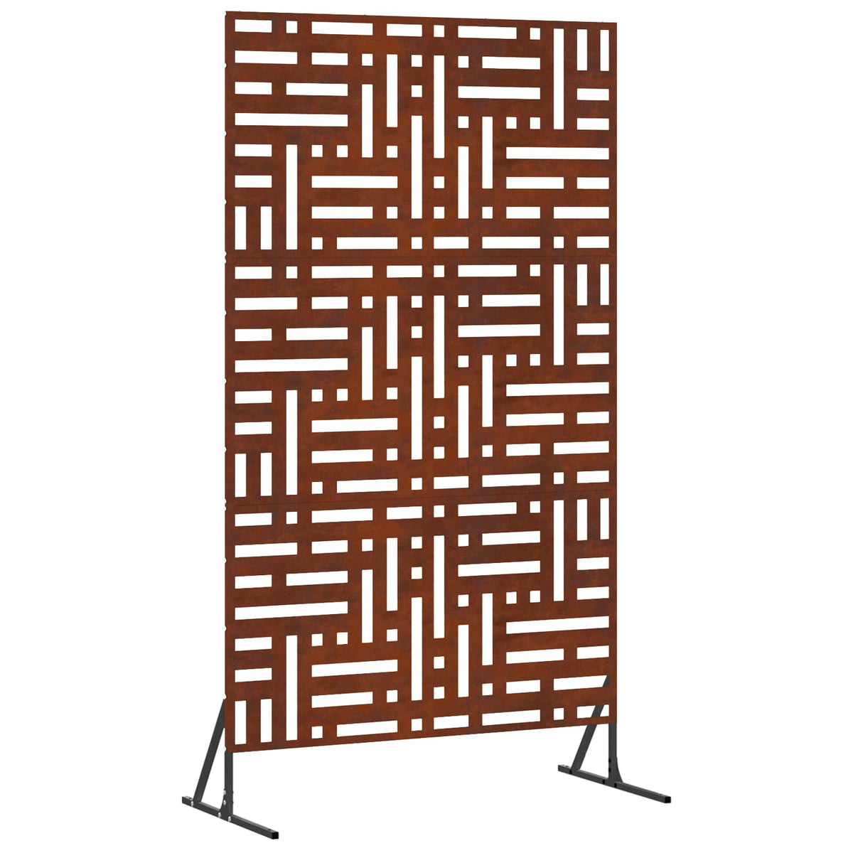 Zaslon za privatnost 100 x 50 x 180 cm Otporni čelik Rđa