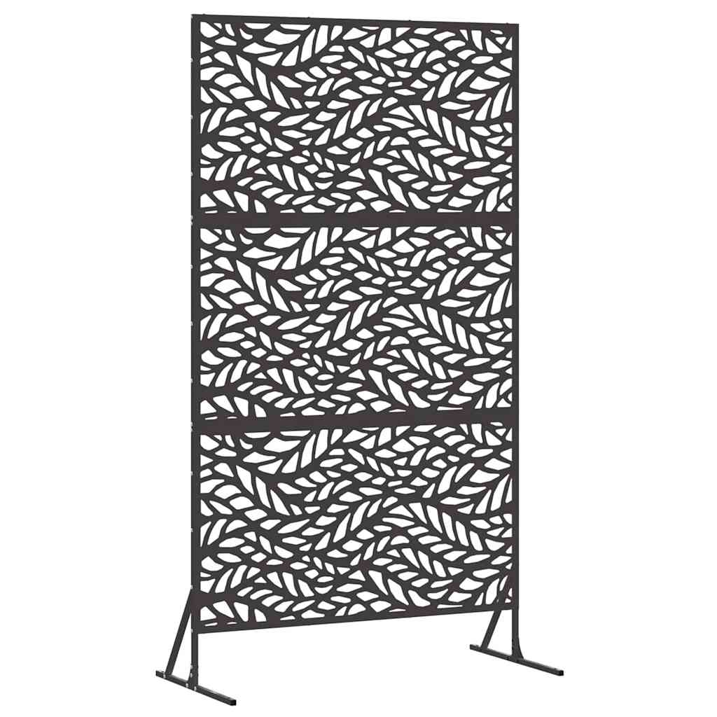 Zaslon za privatnost 100 x 50 x 180 cm Čelik Crna