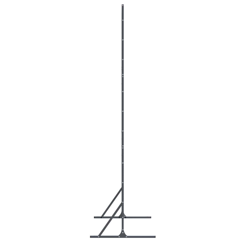 Zaslon za privatnost 100 x 50 x 180 cm Čelik Antracit