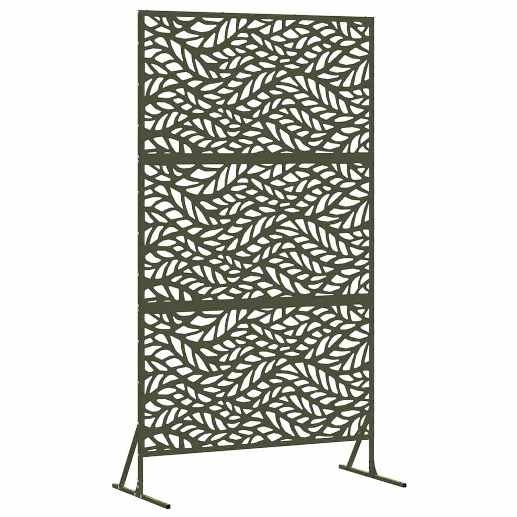 Zaslon za privatnost 100 x 50 x 180 cm Čelik Maslinastozelena