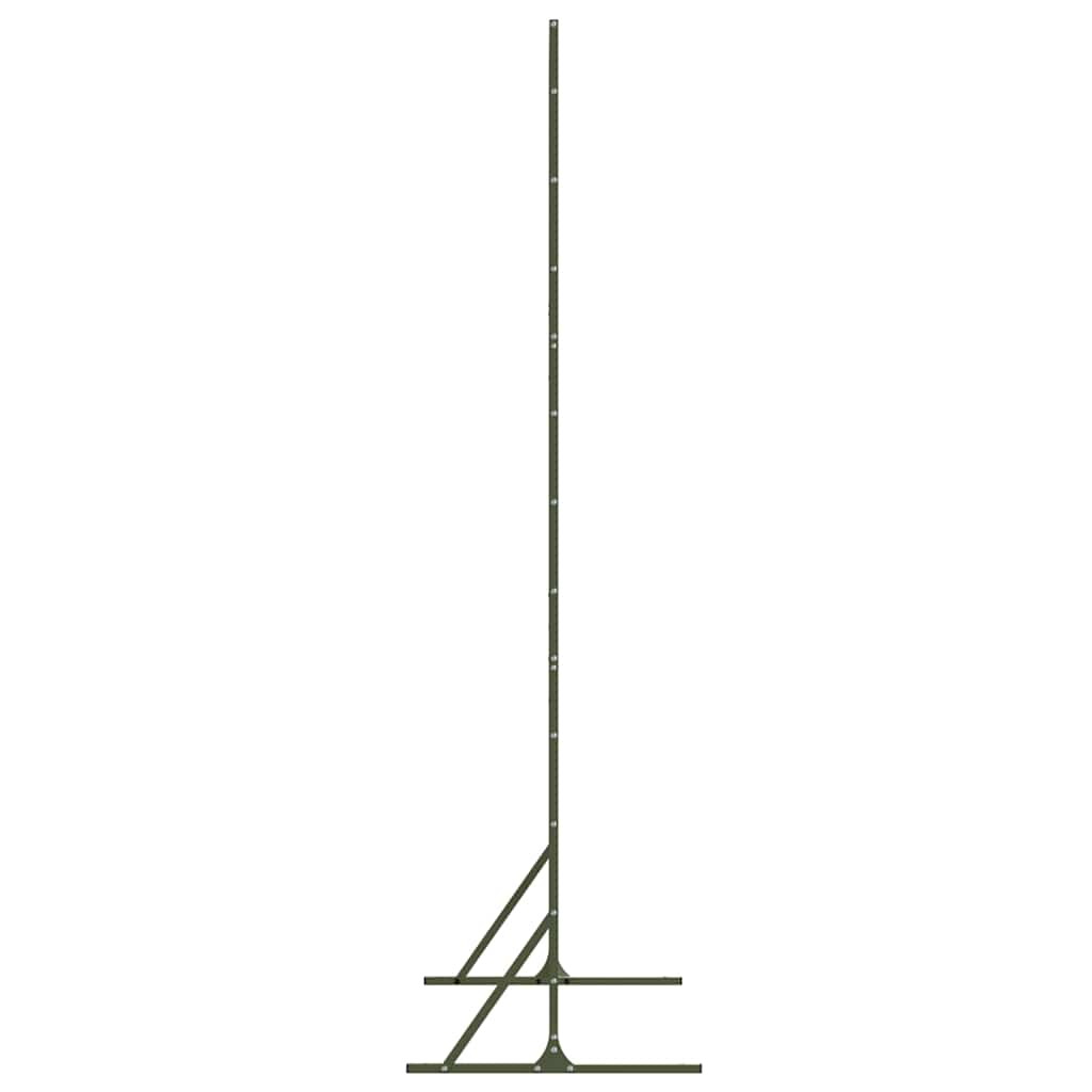 Zaslon za privatnost 100 x 50 x 180 cm Čelik Maslinastozelena