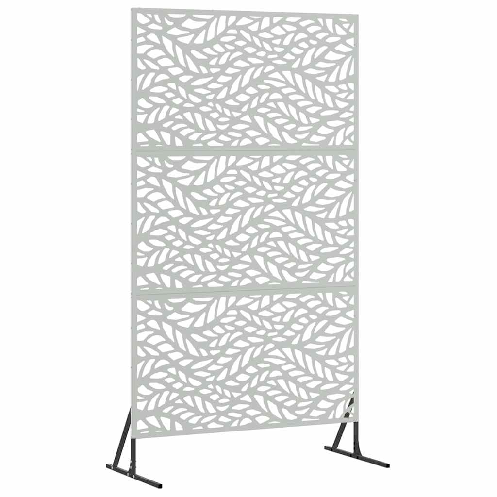 Zaslon za privatnost 100 x 50 x 180 cm Pocinčani čelik Srebrna