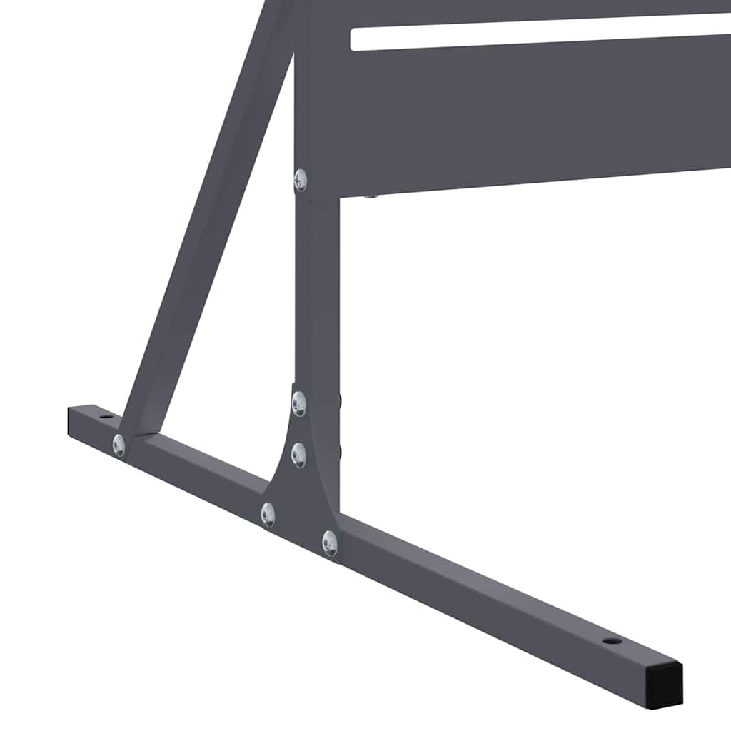 Zaslon za privatnost Antracit 100 x 50 x 180 cm Čelik