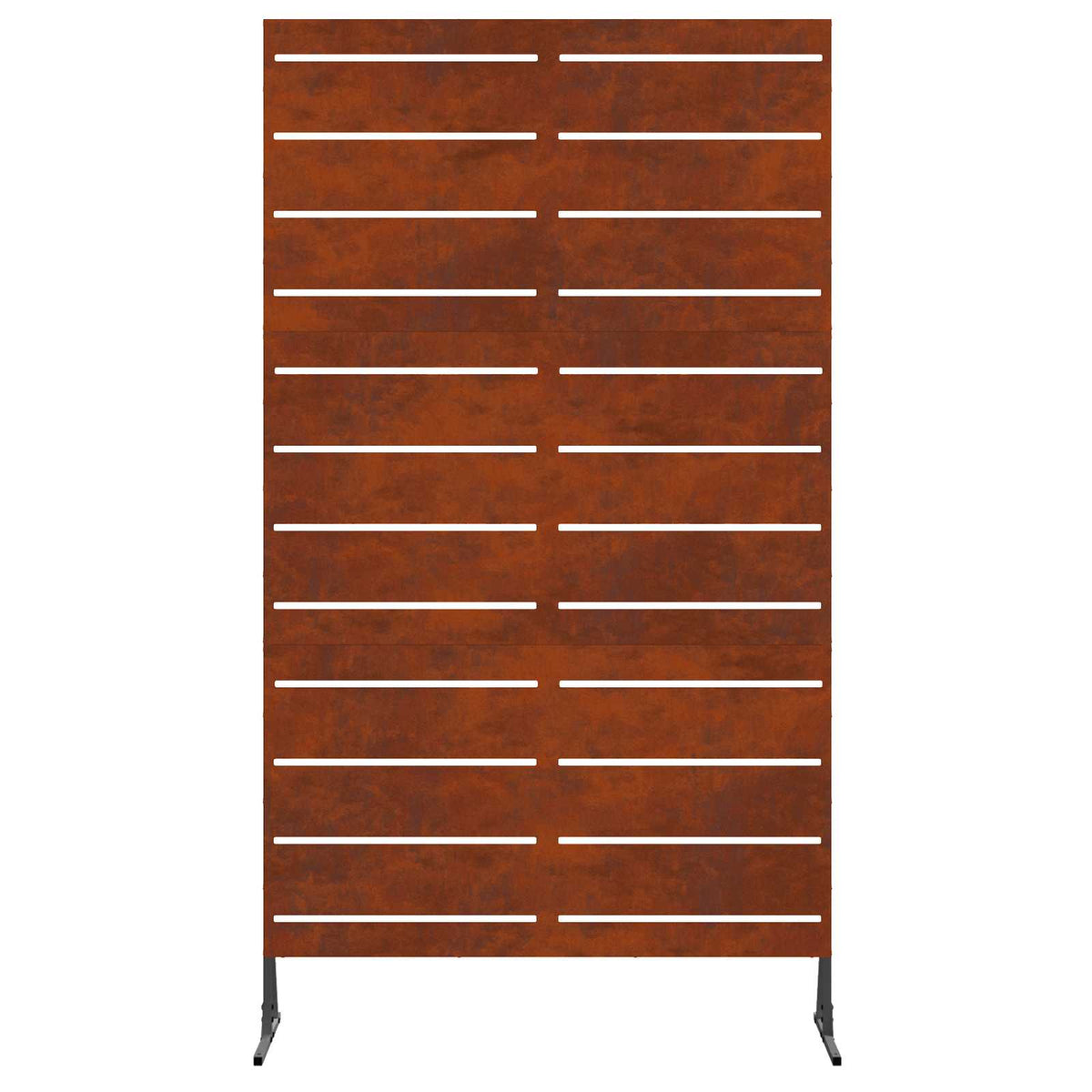 Zaslon za privatnost 100 x 50 x 180 cm Otporni čelik Rđa