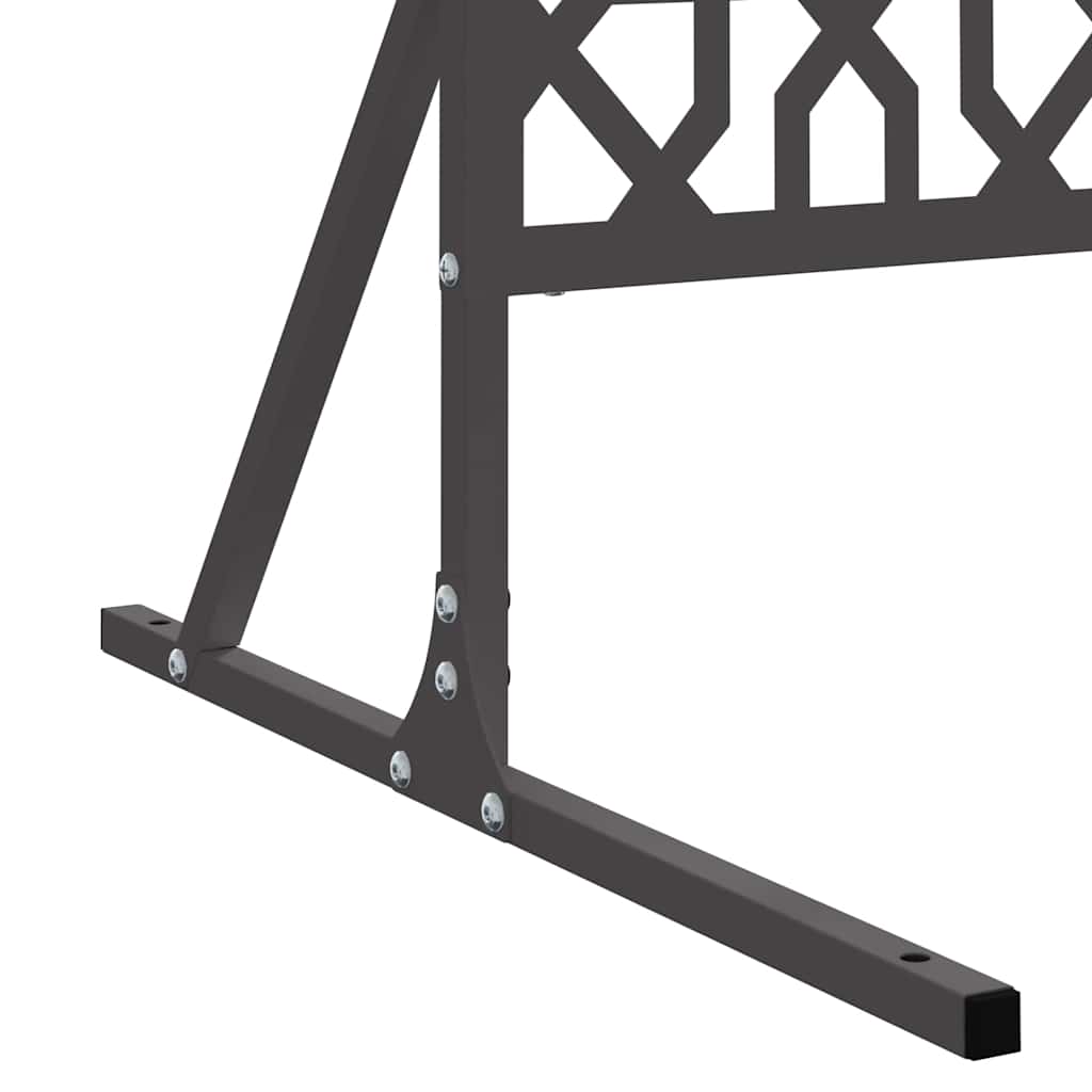 Zaslon za privatnost Crna 100 x 50 x 180 cm Čelik