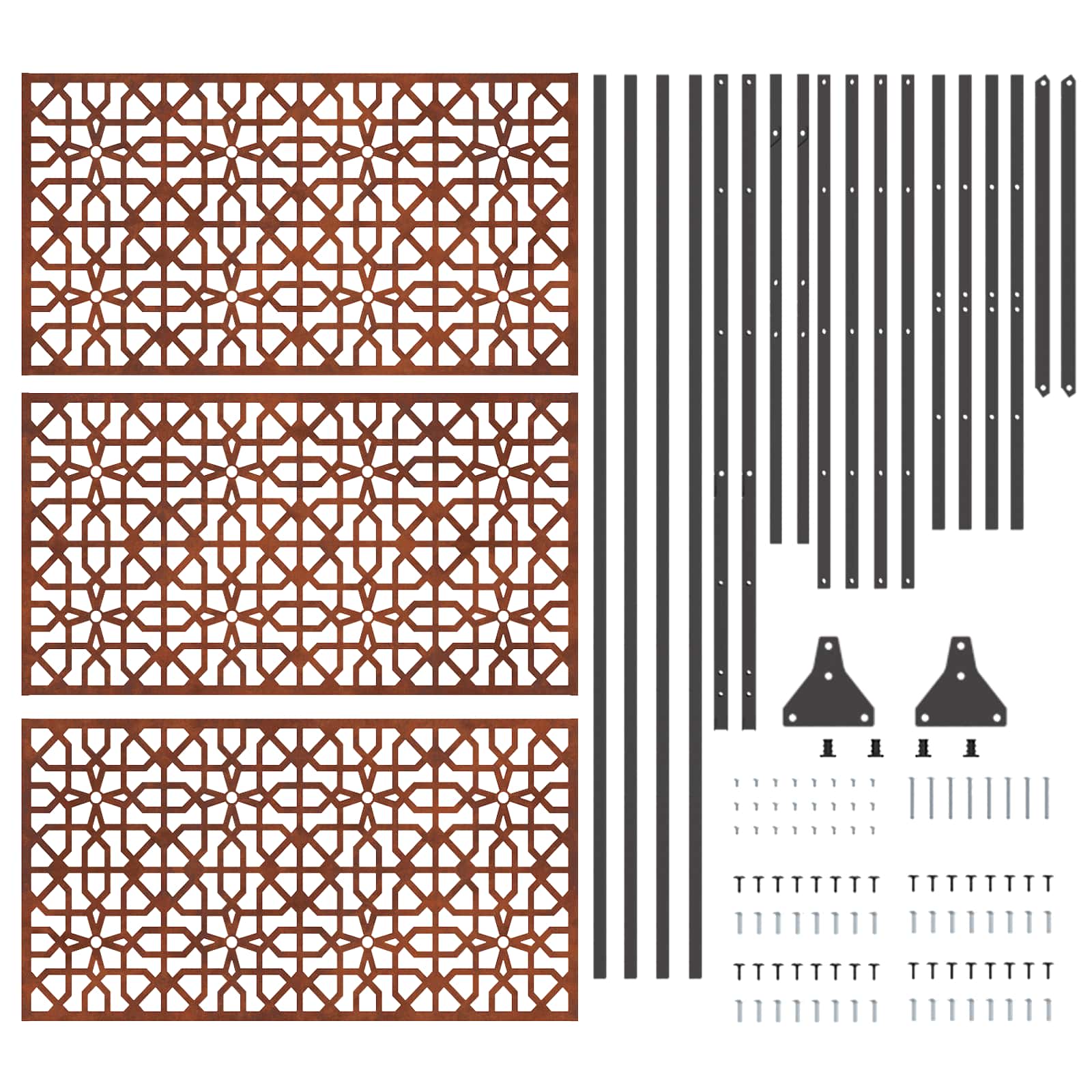 Zaslon za privatnost Siva 100 x 50 x 180 cm
