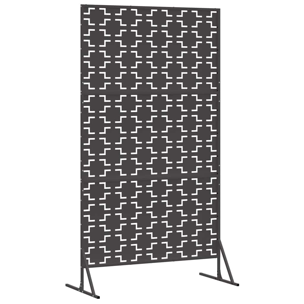 Zaslon za privatnost Crna 100 x 50 x 180 cm Čelik