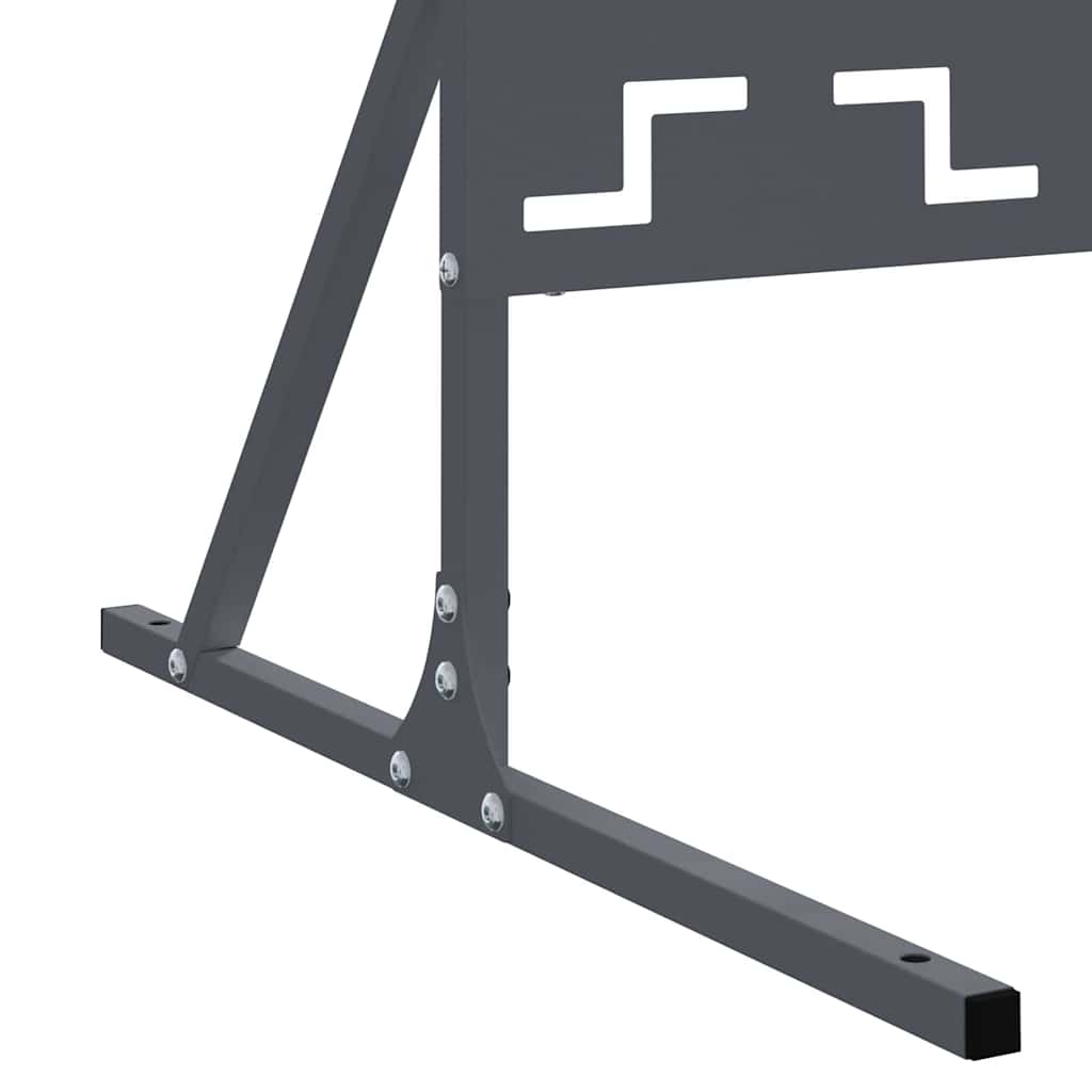 Zaslon za privatnost Antracit 100 x 50 x 180 cm Čelik
