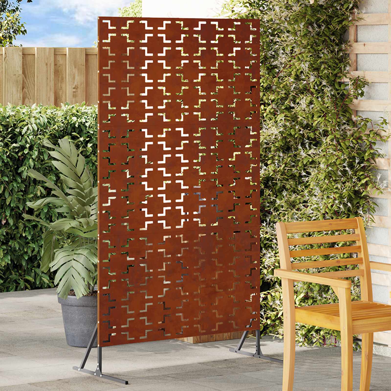 Zaslon za privatnost Siva 100 x 50 x 180 cm