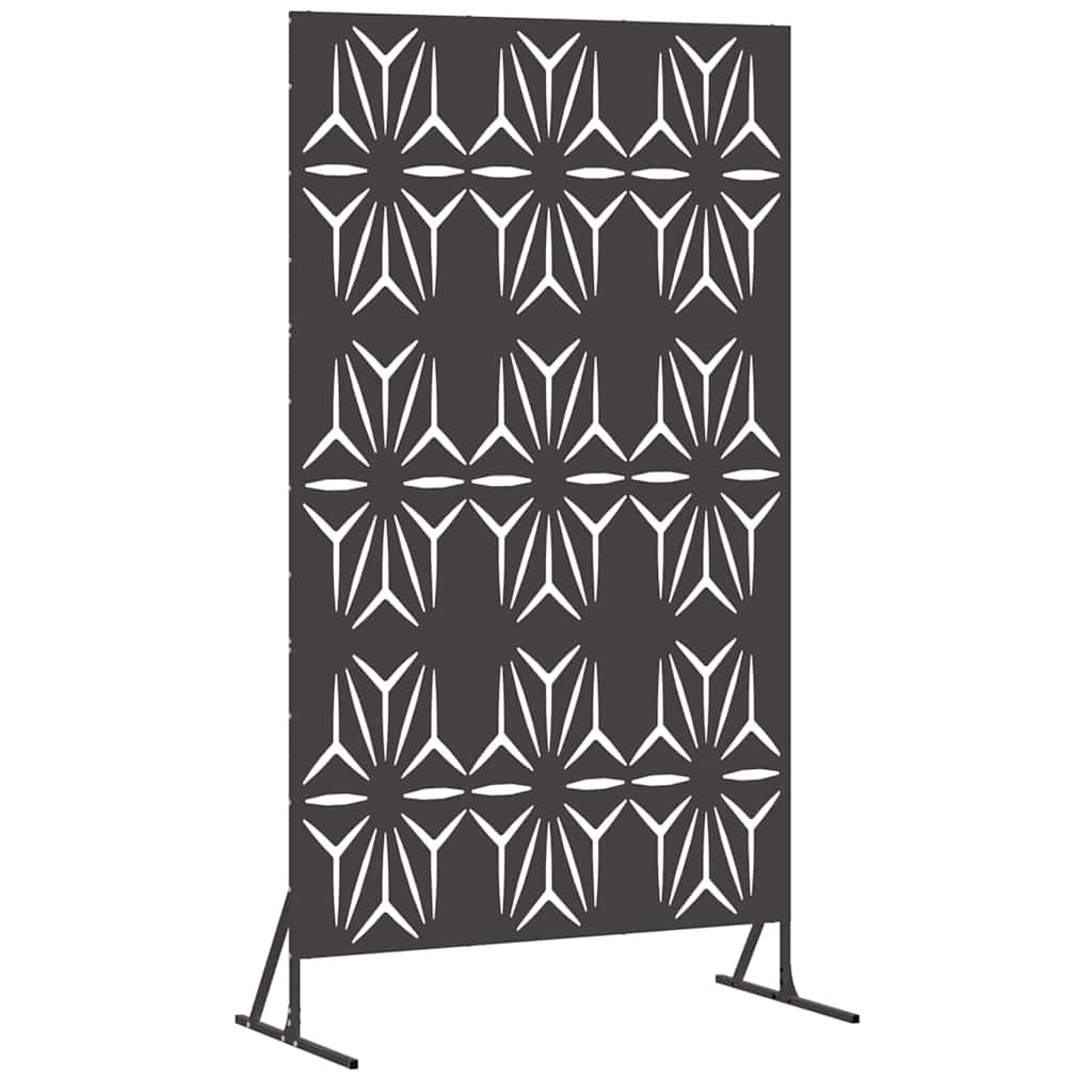 Zaslon za privatnost Crna 100 x 50 x 180 cm Čelik