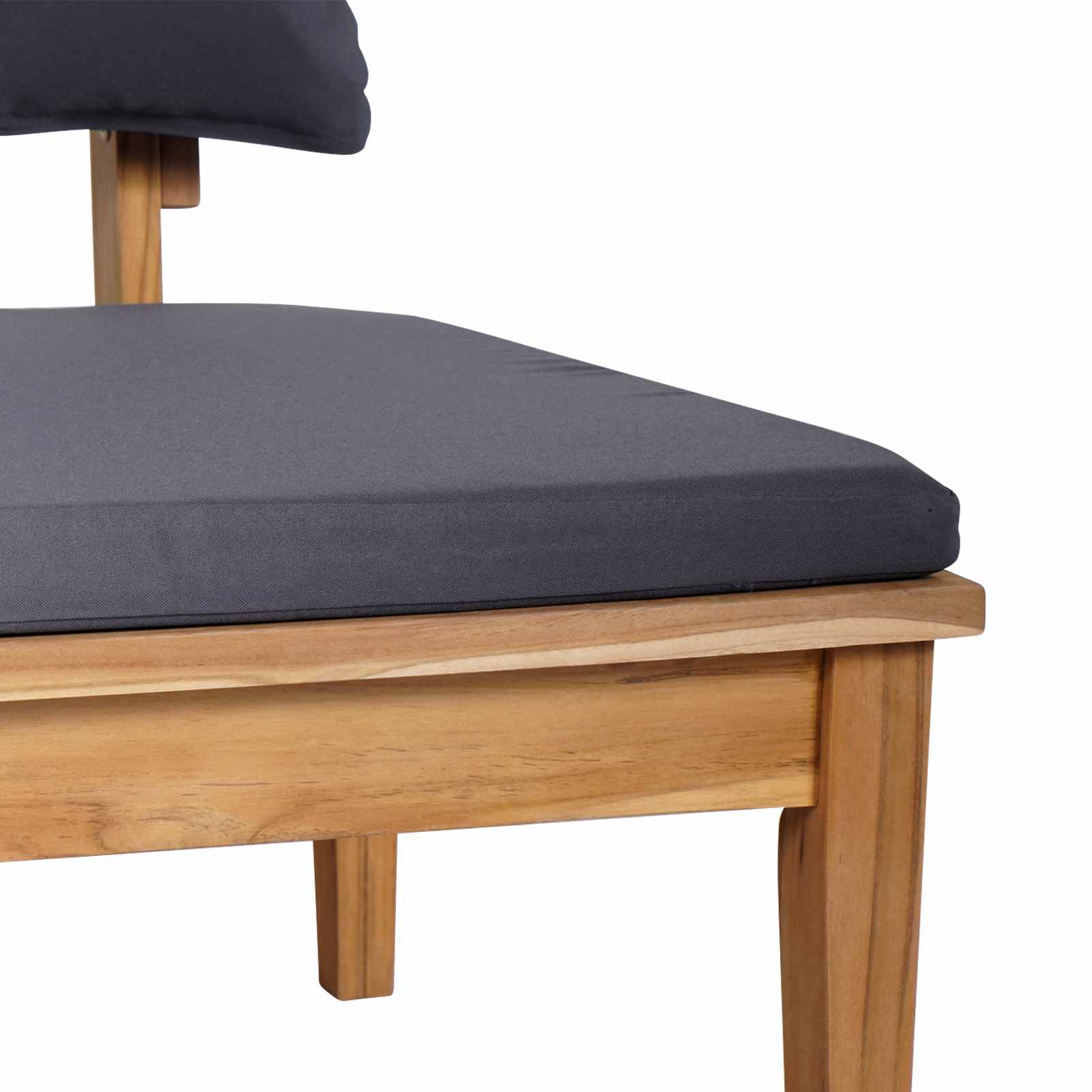 Vrtna klupa i set stolica 2 pcs Siva i smeđa
