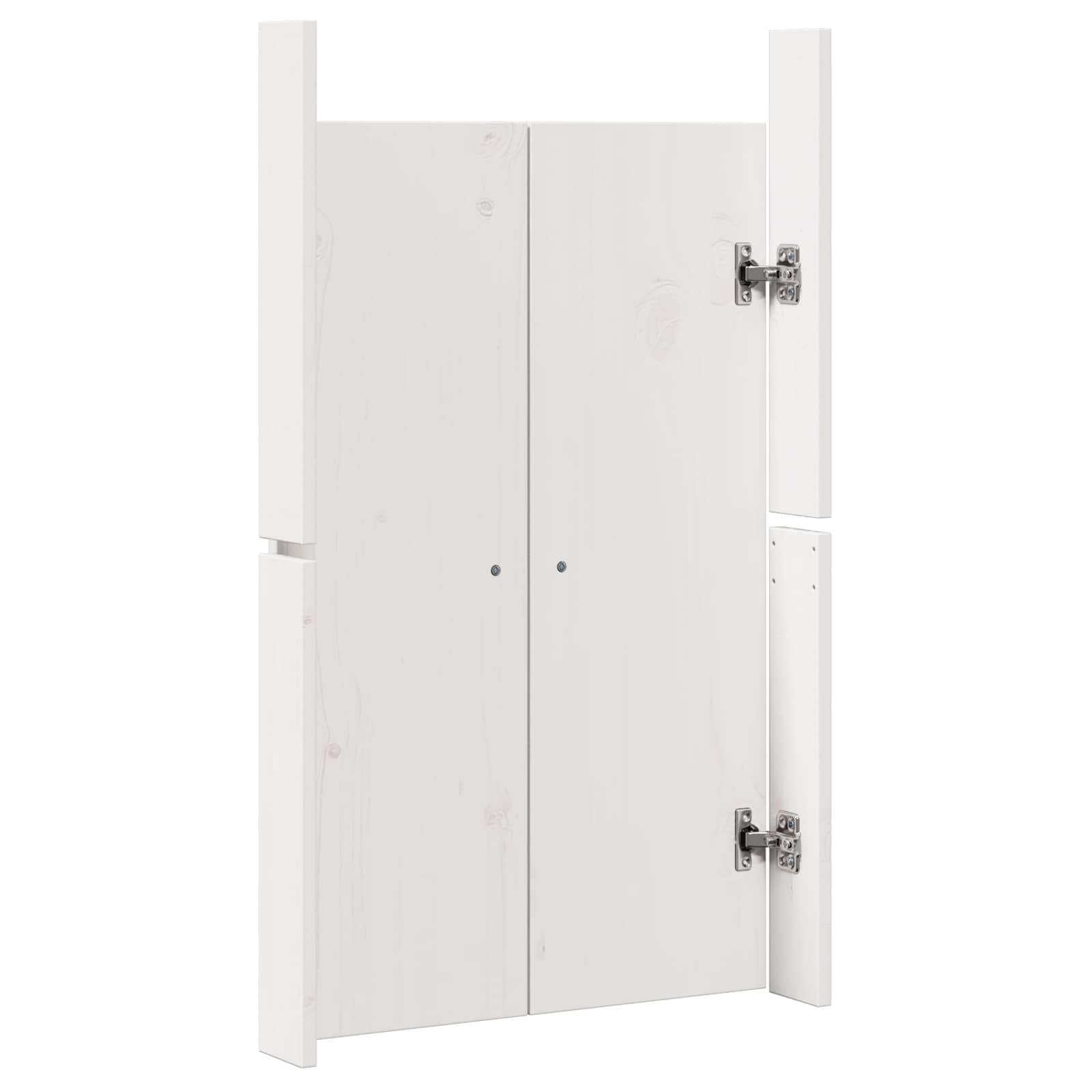 Kuhinjska vrata MEPPEL Bijelo 50 x 9 x 82 cm Čvrsto borovo drvo