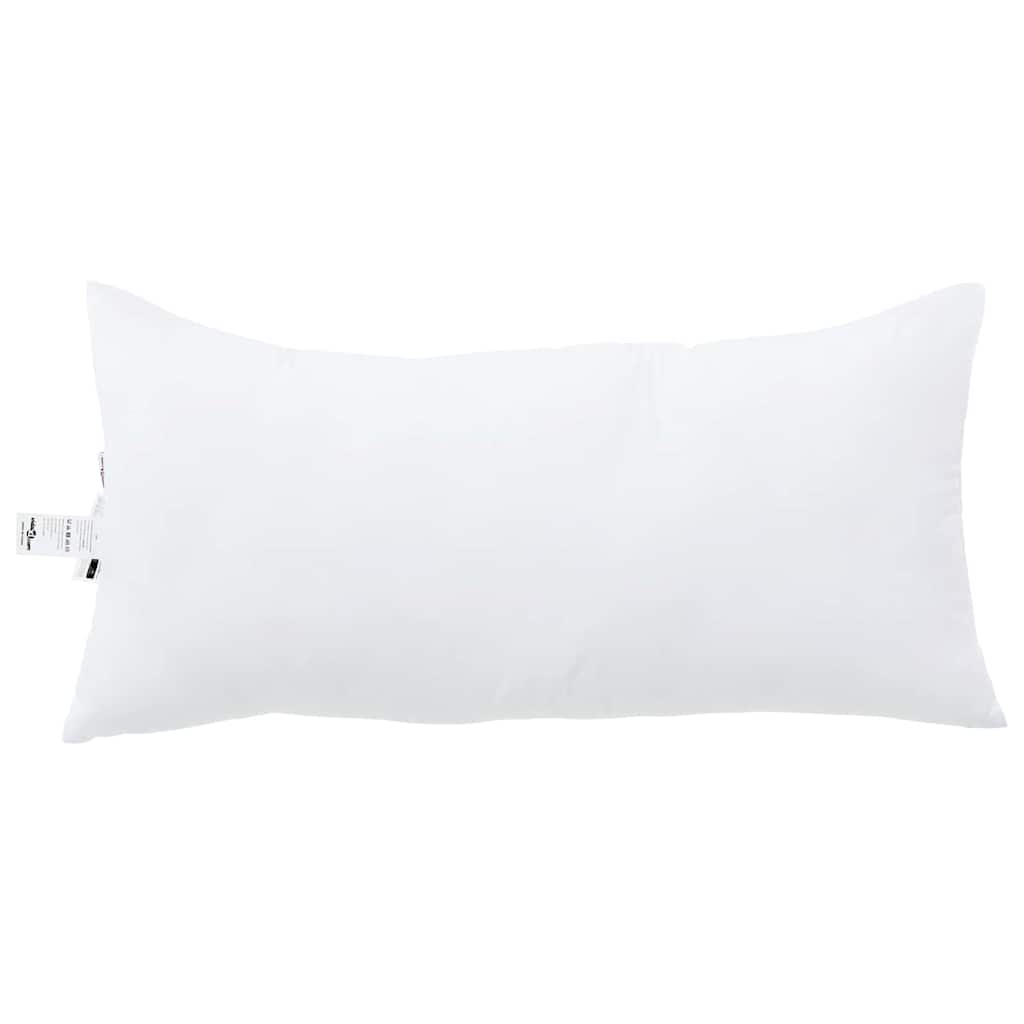 Jastuk s jastukom 2 pcs Bijelo 81 x 42 x 20 cm Poliester