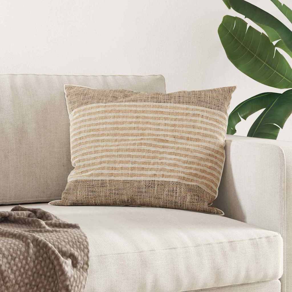 Jastuk s jastukom 2 pcs Bijelo 71 x 51 x 20 cm Poliester