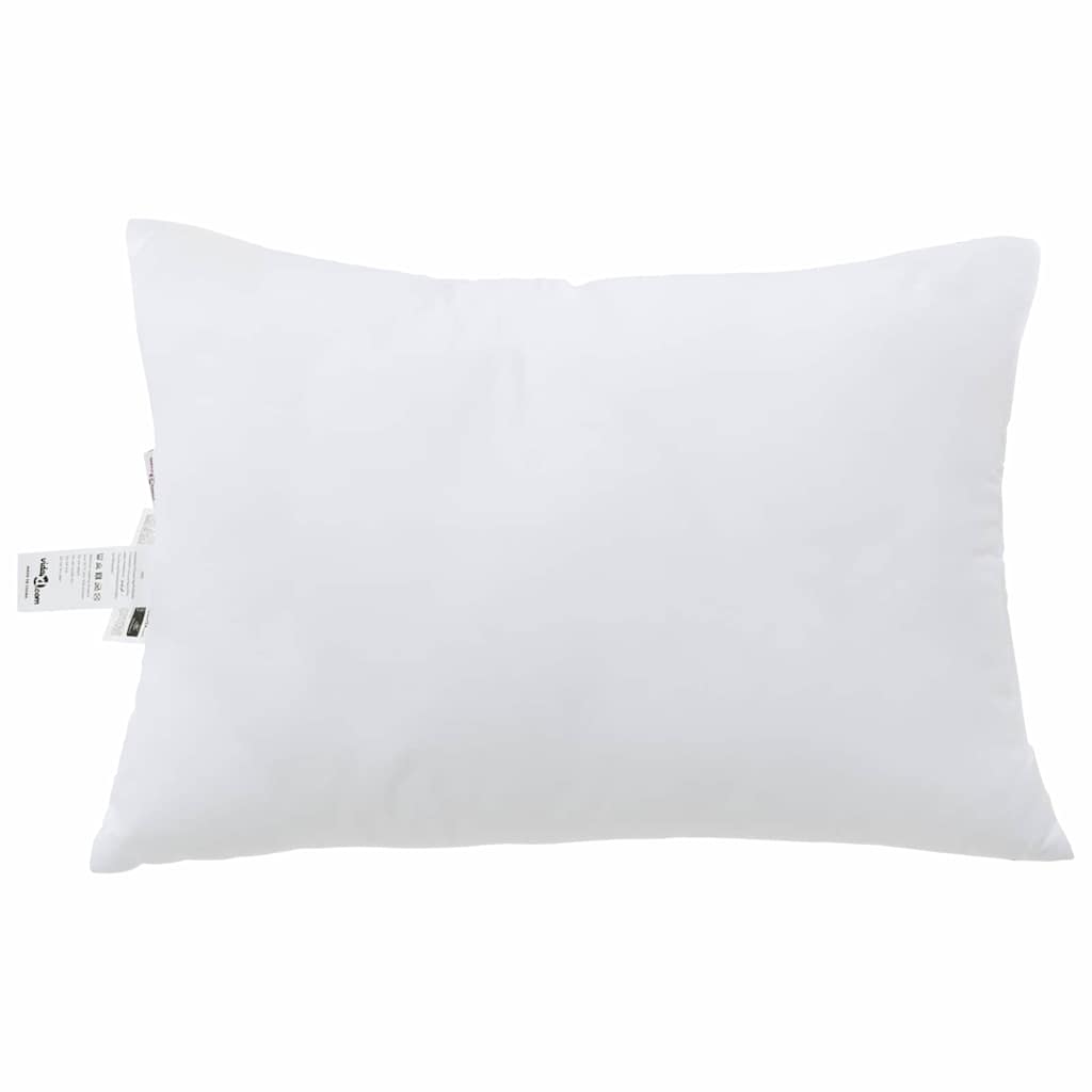 Jastuk s jastukom 2 pcs Bijelo 71 x 51 x 20 cm Poliester