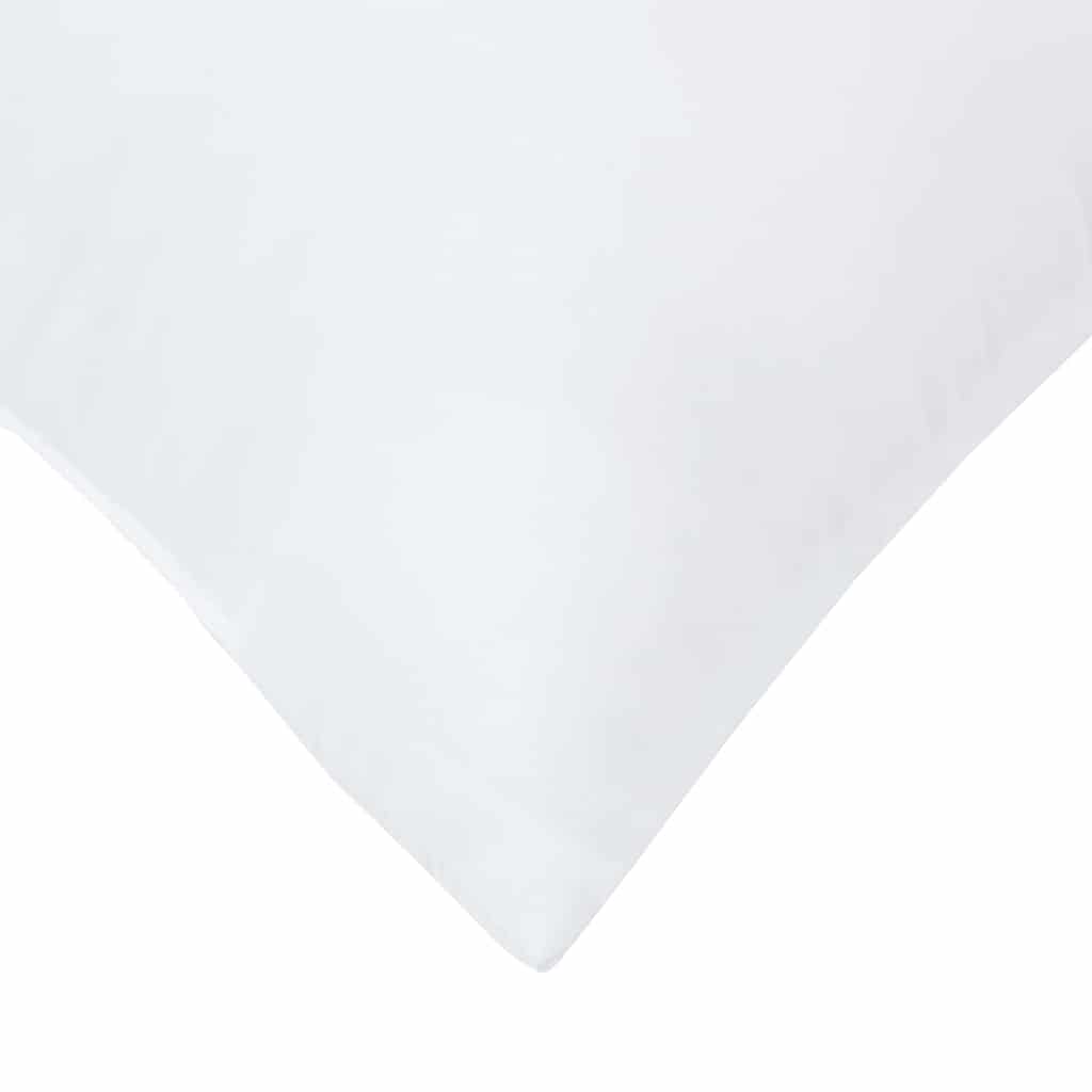 Jastuk s jastukom 2 pcs Bijelo 61 x 41 x 20 cm Poliester