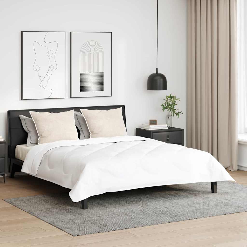 Jastuk s jastukom 2 pcs Bijelo 79 x 60 x 20 cm Poliester