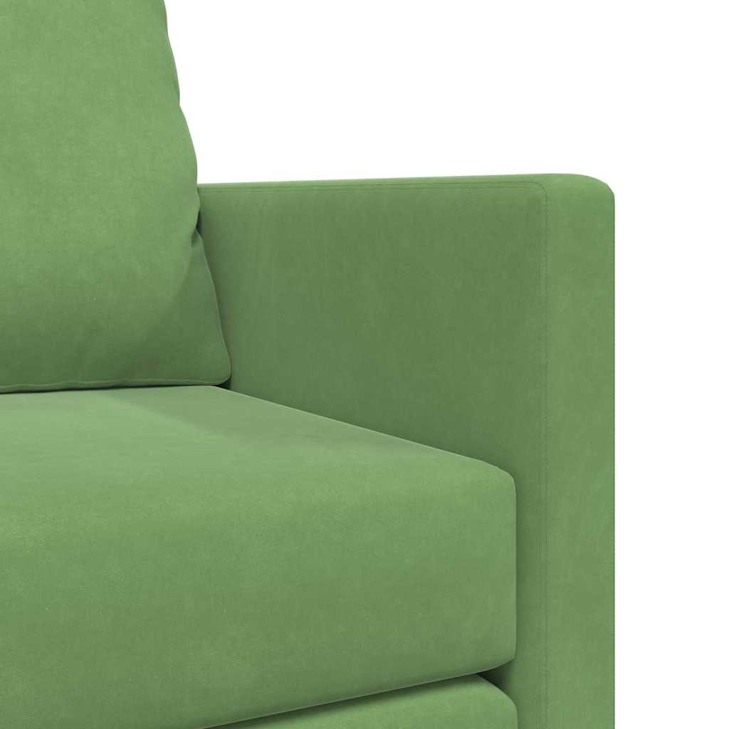Krevet na razvlačenje Svijetlo zelena 204 x 122 x 60 cm Baršun