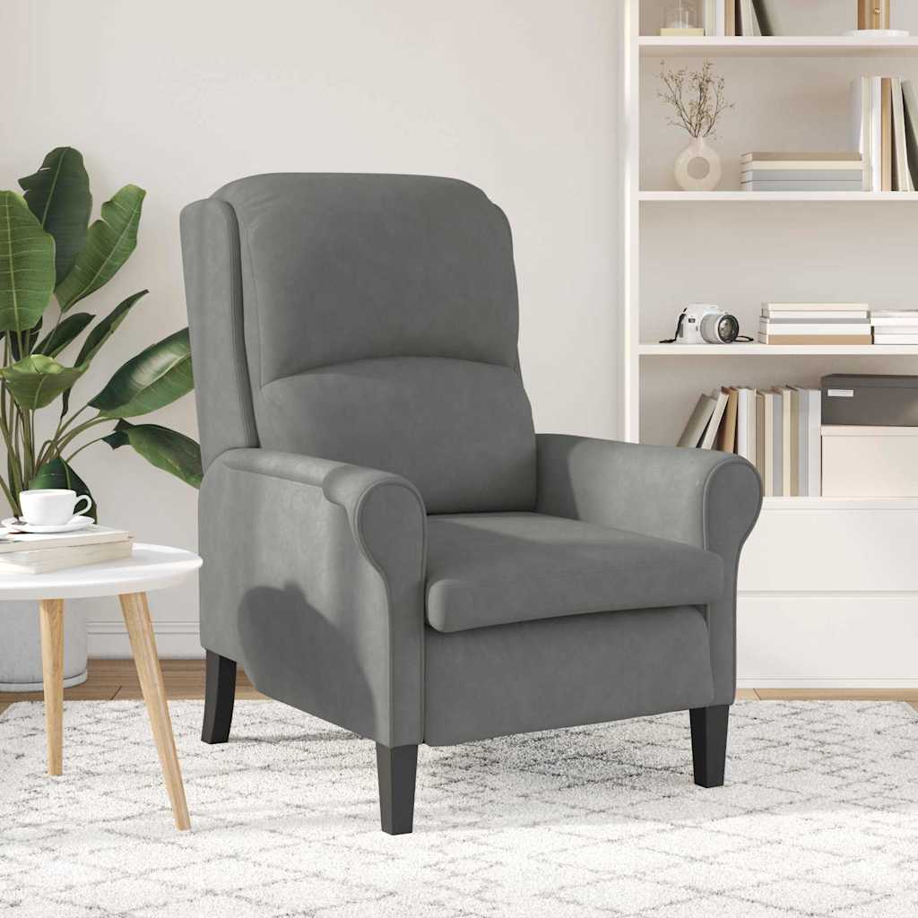 fotelja Tamno siva 76 x 94 x 102 cm Mikrofibra