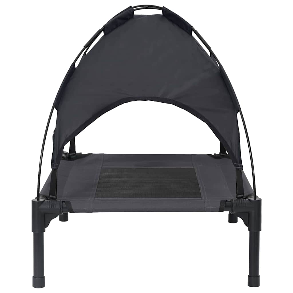 Krevet za psa Crna 76 x 62 x 70,5 cm Čelik