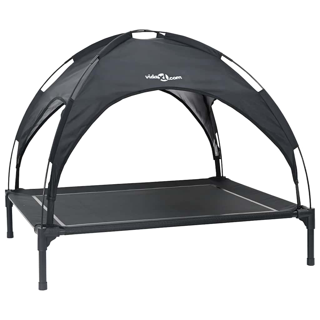 Krevet za psa Crna 104 x 86 x 84,5 cm Čelik