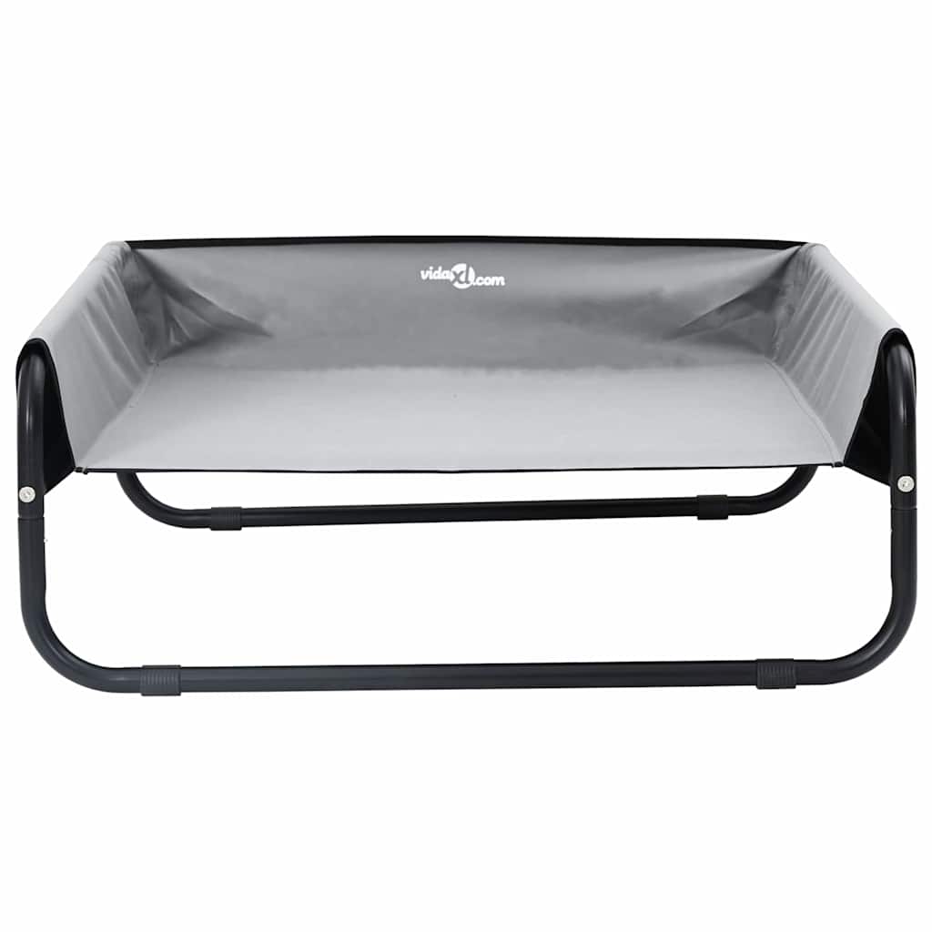 Krevet za psa Svijetlo siva 70 x 70 x 28,5 cm Čelik
