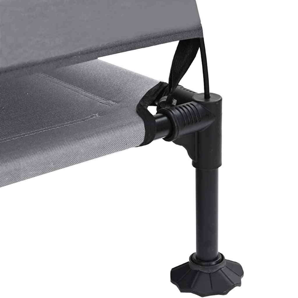 Povišeni krevet za pse Svijetlo siva 127 x 81 x 108 cm