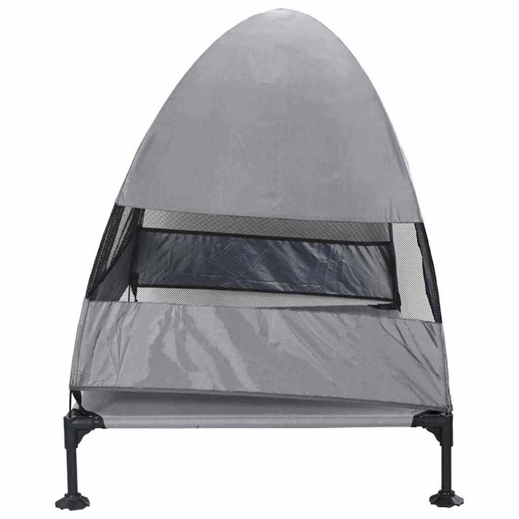 Povišeni krevet za pse Svijetlo siva 127 x 81 x 108 cm