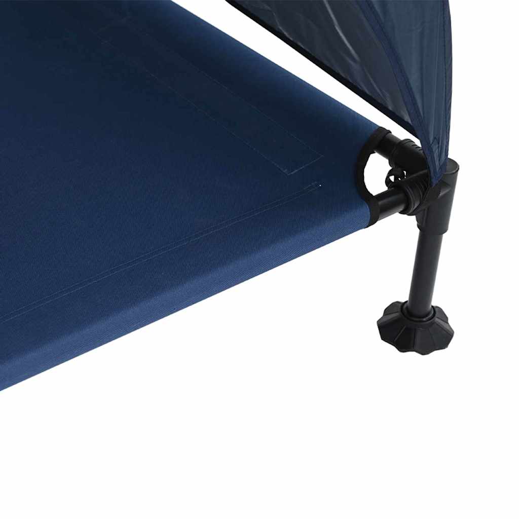 Povišeni krevet za pse Mornarsko plava 127 x 81 x 108 cm