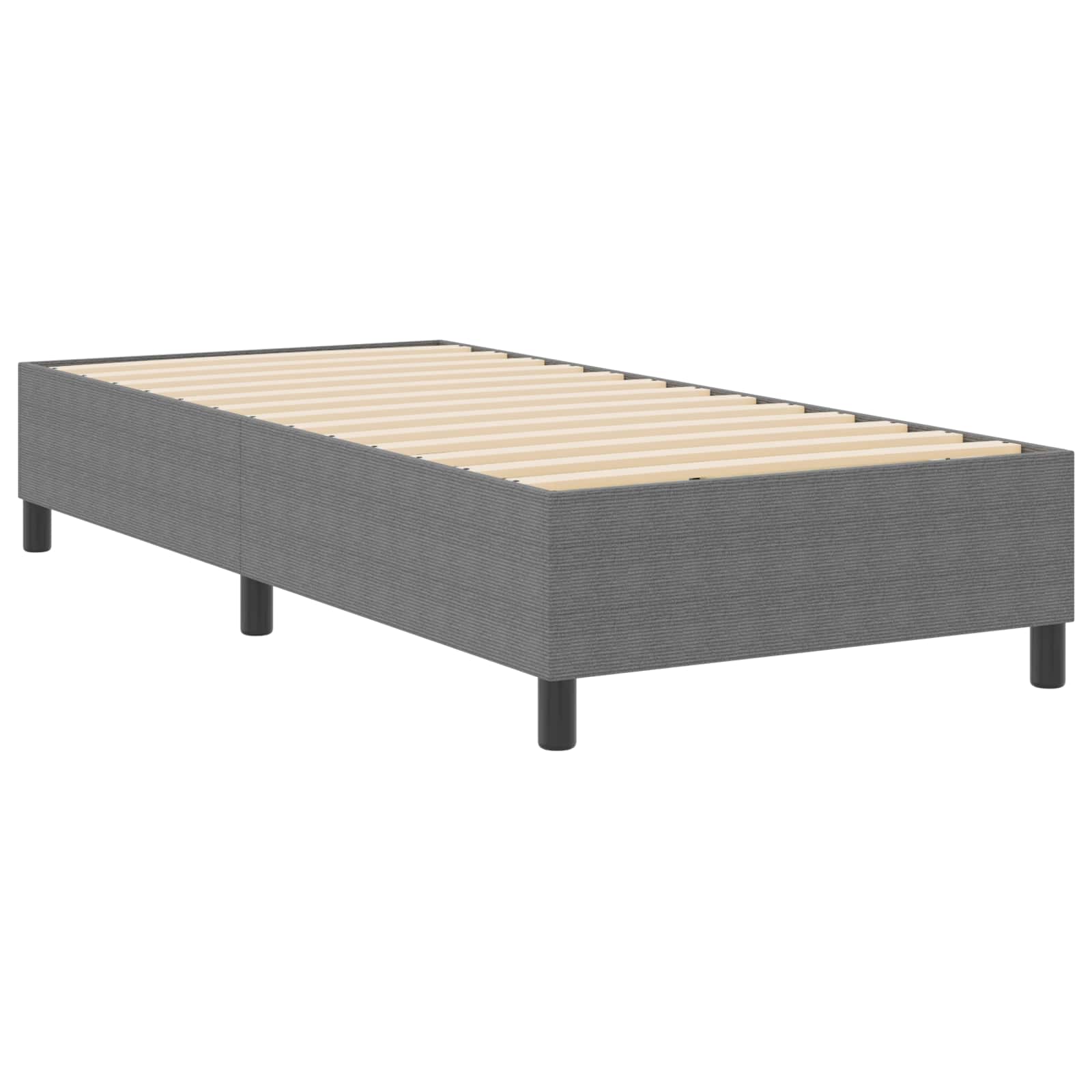 Krevetna platforma Svijetlo siva 80 x 200 cm Kordura tekstil