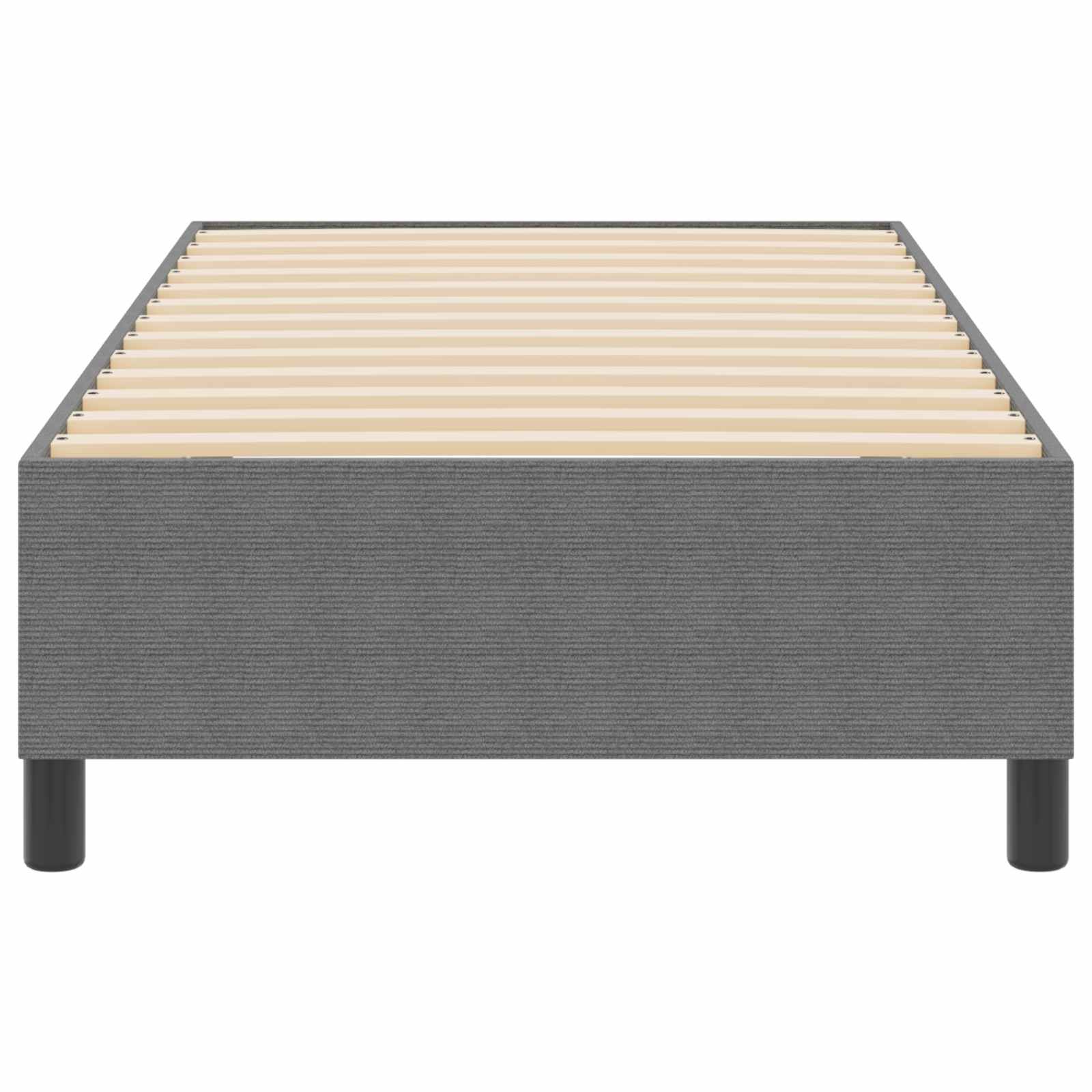 Krevetna platforma Svijetlo siva 80 x 200 cm Kordura tekstil