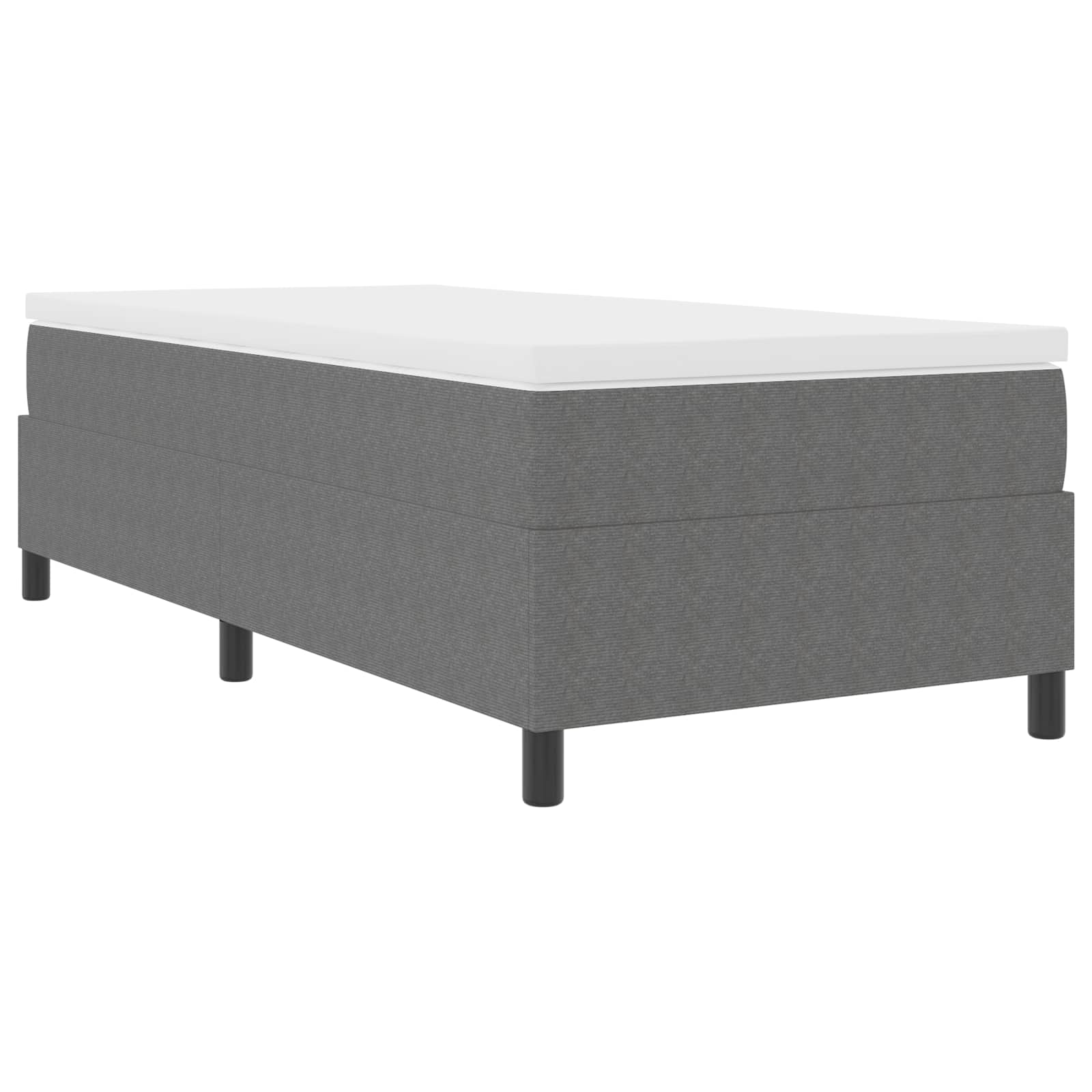 Krevetna platforma Svijetlo siva 100 x 200 cm Kordura tekstil