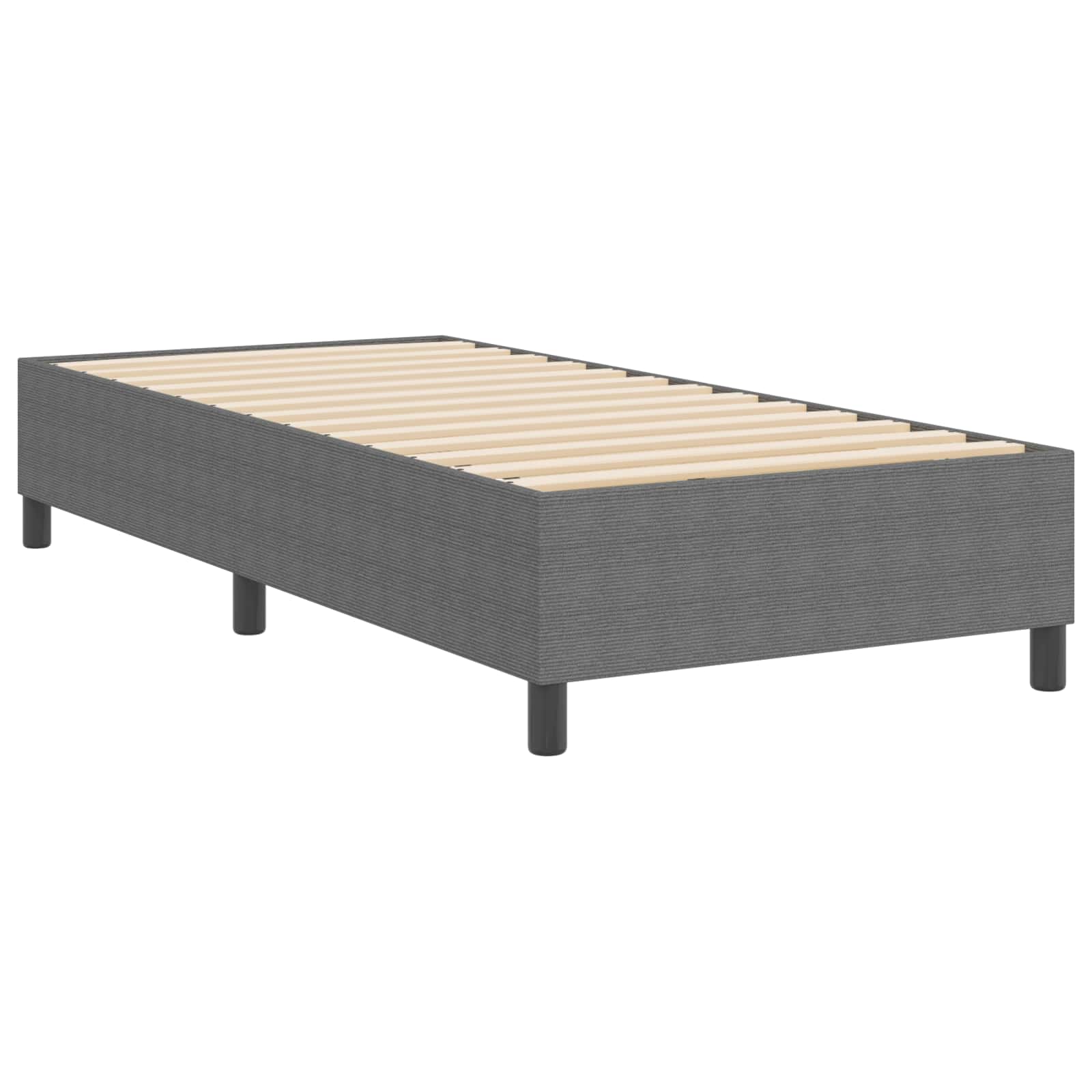 Krevetna platforma Svijetlo siva 100 x 200 cm Kordura tekstil