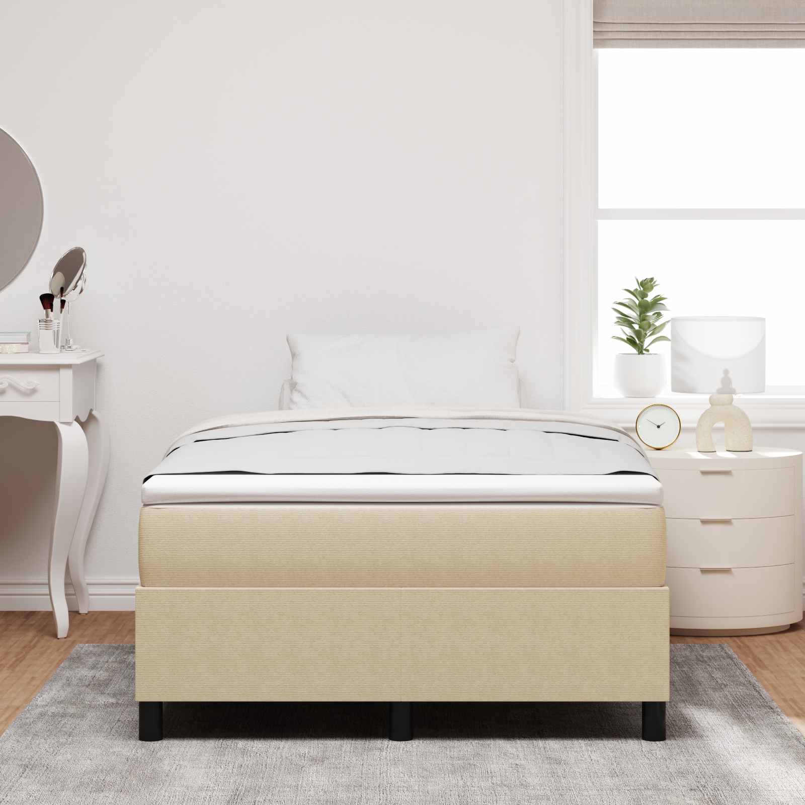 Krevetna platforma Siva zelena 120 x 190 cm Kordura tekstil