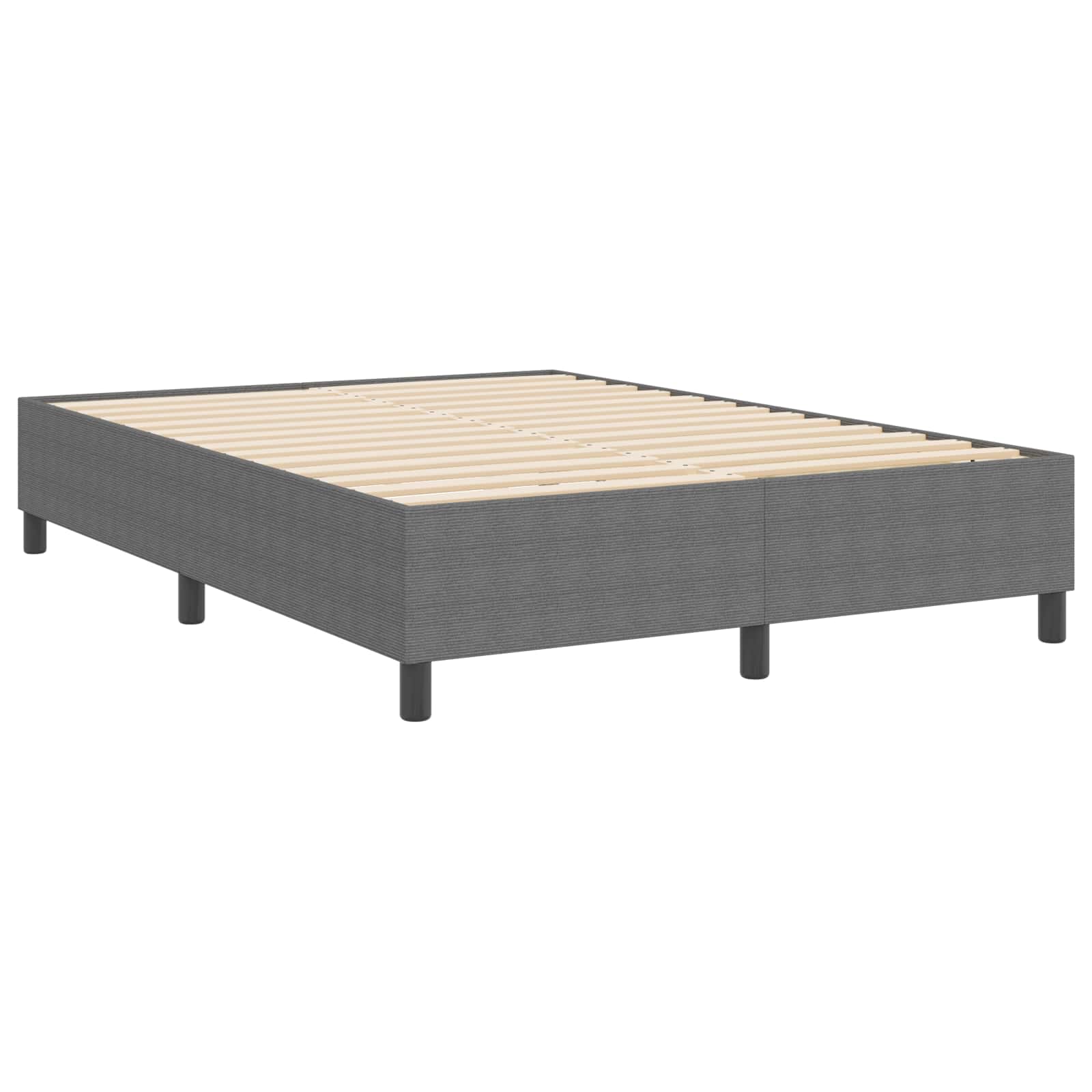 Krevetna platforma Svijetlo siva 140 x 190 cm Kordura tekstil