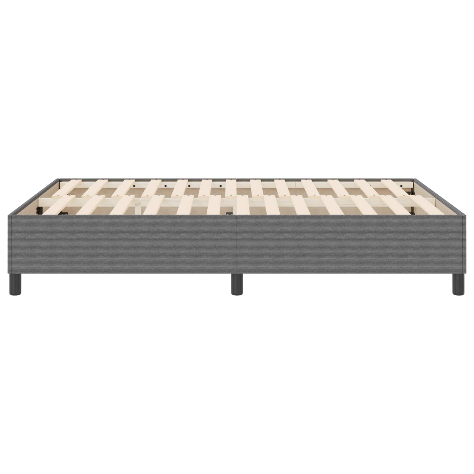 Krevetna platforma Svijetlo siva 140 x 190 cm Kordura tekstil