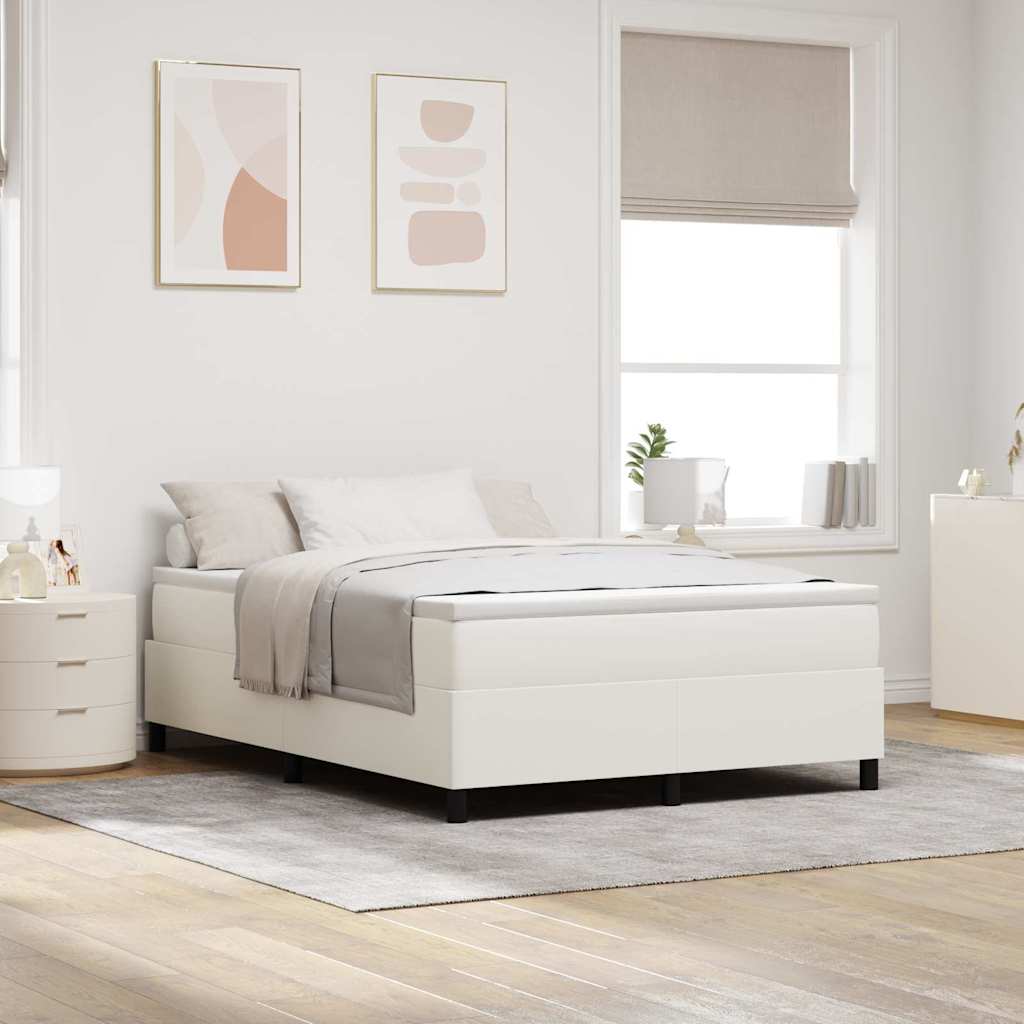 Krevetna platforma Krema 140 x 190 cm Kordura tekstil