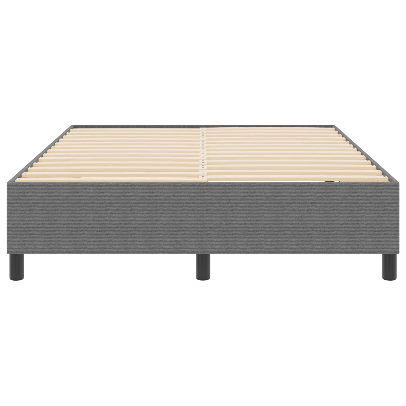 Krevetna platforma Svijetlo siva 140 x 200 cm Kordura tekstil