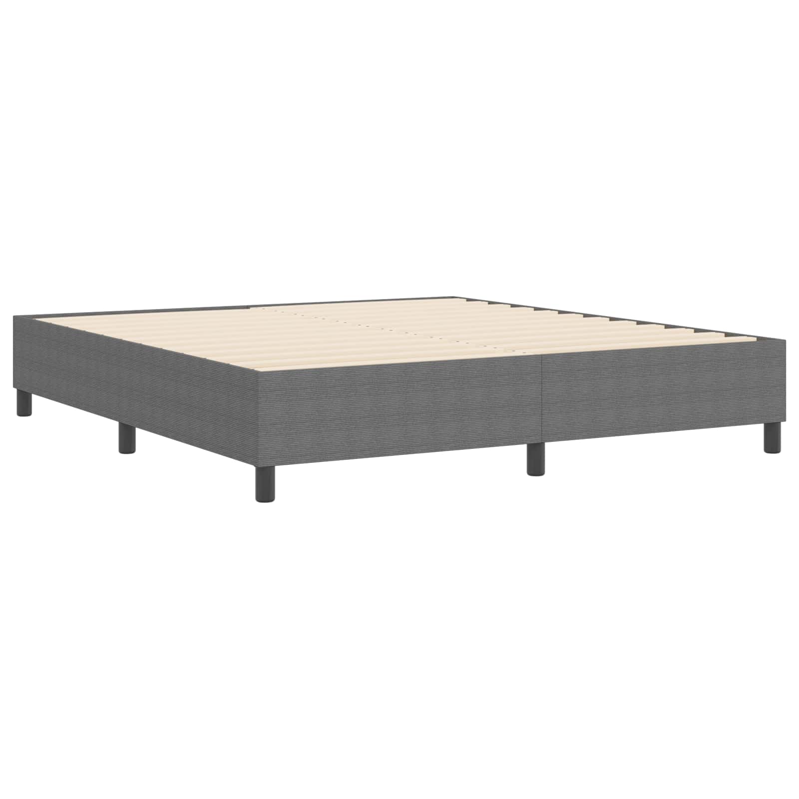 Krevetna platforma Svijetlo siva 180 x 200 cm Kordura tekstil
