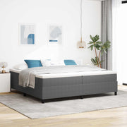 Krevetna platforma Svijetlo siva 200 x 200 cm Kordura tekstil